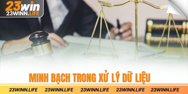 Minh bạch trong xử lý dữ liệu