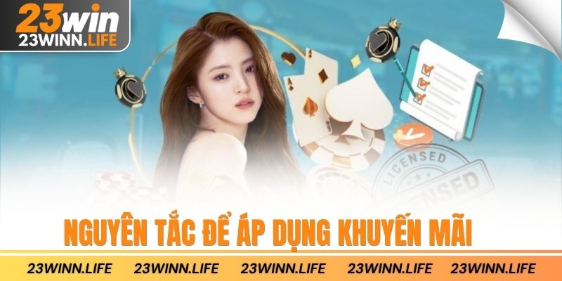 Nguyên tắc để áp dụng khuyến mãi