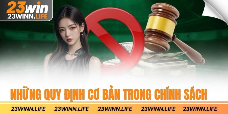 Những quy định cơ bản trong chính sách